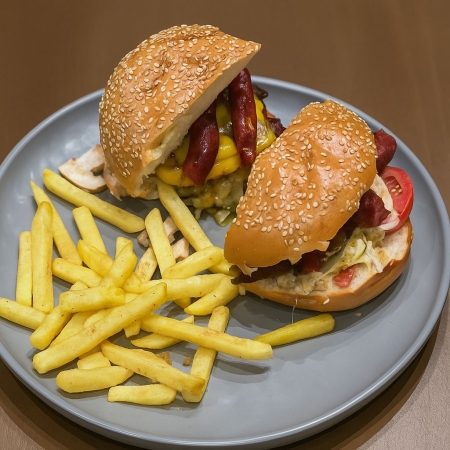 همبرگر مخصوص ژیه